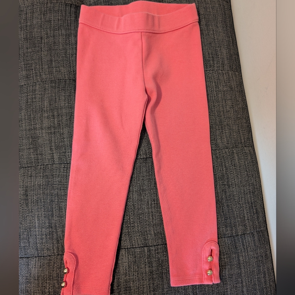 Janie and Jack button cuff ponte pant
